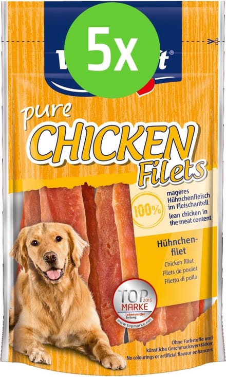 Vitakraft CHICKEN filet kippenvlees - hondensnack - 80 gram - 5 Verpakkingen