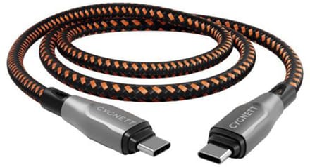 Cygnett USB-C naar USB-C Kabel 1 Meter - Zwart