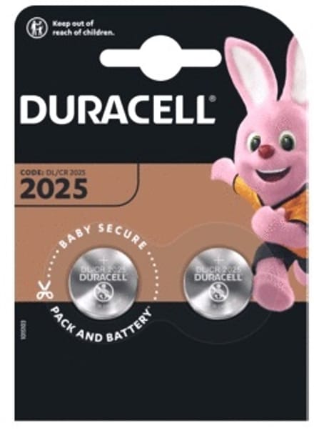 3 Volt DR2025 knoopcel reserve batterij