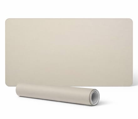 Moderne bureauonderlegger met originele print, beige kleur, 90x45 cm