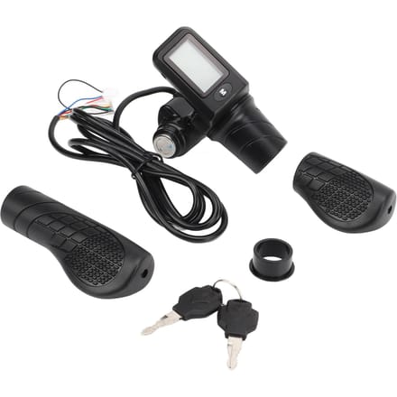 805 LCD Display Paneel Gashandle Set Elektrische Fiets Scooter Draai Halfgas Handvat met LCD black