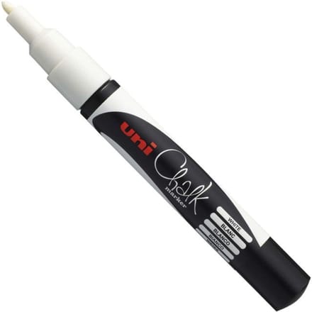 uni-ball Krijtmarker wit ronde punt van 0.9-1.3 mm