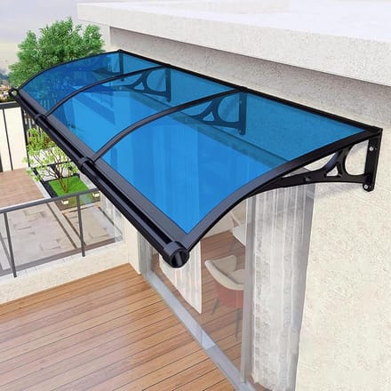 Voordeur Luifel - Overkapping Dak - Bescherming Buiten - Waterdicht Aluminium - UV Bestendig - Transparant