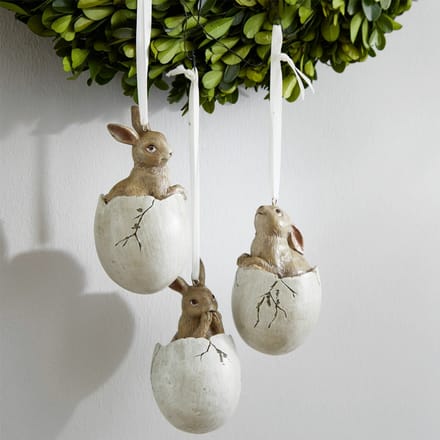 LOBERON Hanger set van 3 Marlin antiekwit