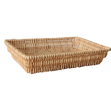 Rotan Opbergmand Mand Geweven Snacks Fruitmand Stapelbare Geweven Broodmand beige
