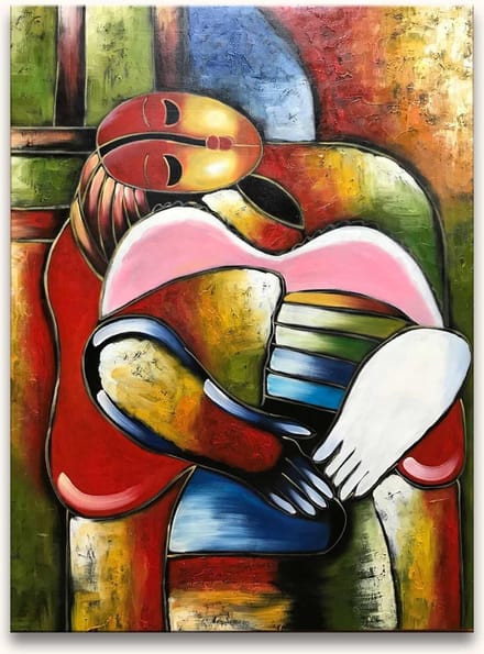 Handgeschilderd schilderij Olieverf op Canvas - De Droom van Pascalle