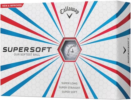 Zachte golfballen met lange afstand en HEX Aerodynamics