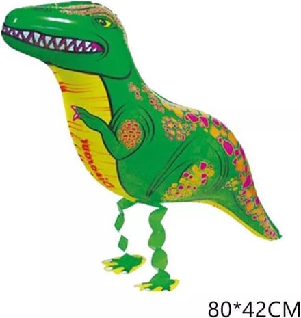 Wandelende ballon - airwalker - dinosaurus