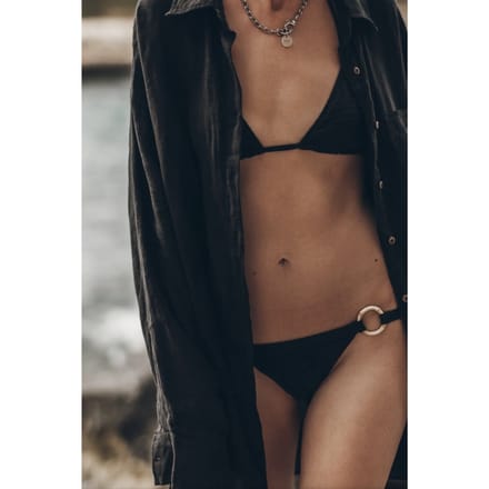 Mikuta The Black Bikini Bottom Black Taglia: M | Bikini Outlet | Donna | Nero