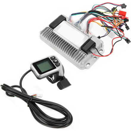 Vélo Électrique 34V48V 1000W Moteur Contrôleur Brushless Contrôleur Onde Sinusoïdale 3 Modes avec LCD white