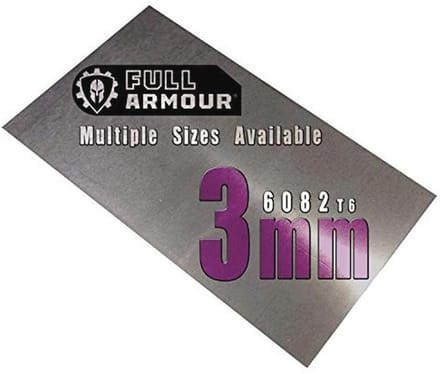 Aluminium Plaat 3mm - 300mm x 100mm (30cm x 10cm)