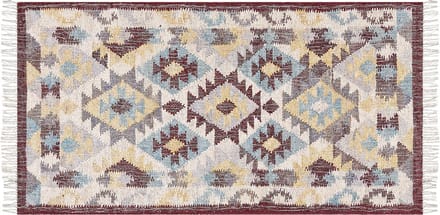 FENER - Jute vloerkleed - Multicolor - 80 x 150 cm - Jute