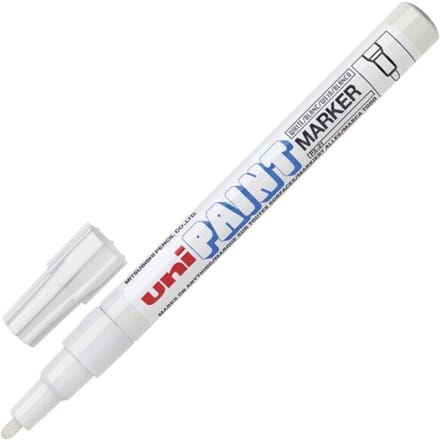 Uni Paint PX-21 Paint Marker - Witte verfstift met 0.8 – 1.2 mm punt