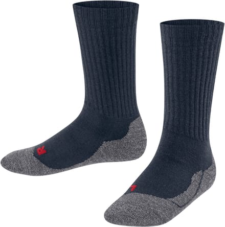 FALKE Active Warm dik ademend wol functioneel materiaal sokken kinderen blauw - maat 23-26