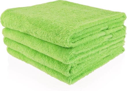 Douchelaken Lime groen 70x140cm (LET OP: bestellen per stuk)