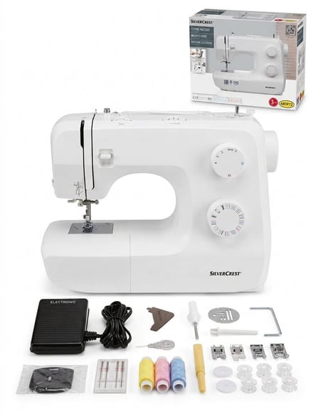 Silvercrest Naaimachine 33 Functies LED naailampje