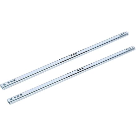 Ensemble de 2 pièces 450x17mm Coulisse à billes en acier pour tiroir Accessoire de quincaillerie pour placards