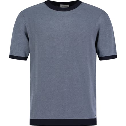 Roy Robson Knitted T-shirt Dark Blue  M