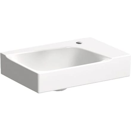 Geberit Xeno2 fontein met kraangat rechts zonder overloop 40x28x12.5cm m. KeraTect wit