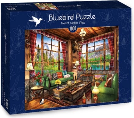Bluebird Puzzle legpuzzel Mount Cabin View - 1000 stukjes landschap.