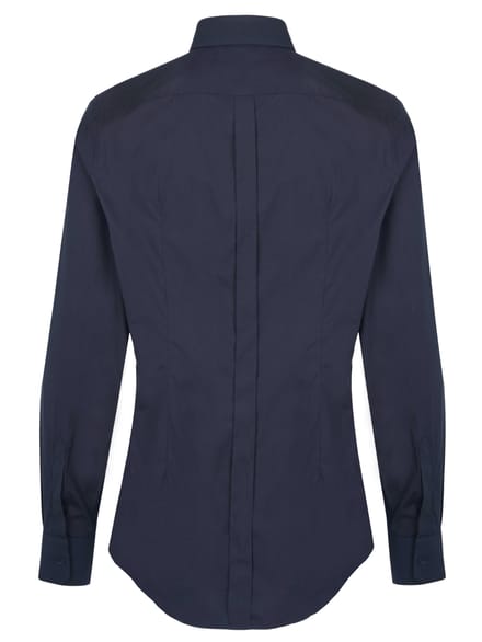 Dolce & Gabbana Gouden Collectie overhemd marineblauw