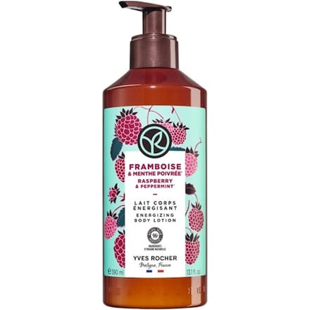 Yves Rocher Raspberry & Peppermint Energieke Lichaamslotion Bodylotion Dames 390 ml