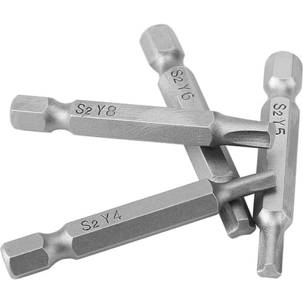 4 stuks Driehoeksvormige Y-type 1 4 Zeskantige schacht Magnetische schroevendraaier Schroefgereedschap