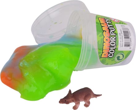 Dinosaurus slijm - Slime - Putty - Kinderen - Speelgoed - Met speeltje - Siliconen - multicolor
