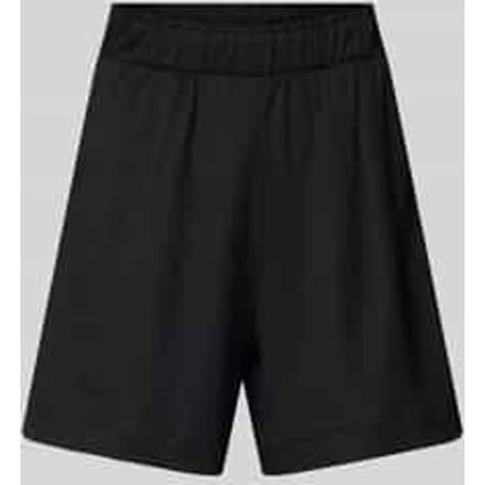 Korte loose fit broek met structuurmotief