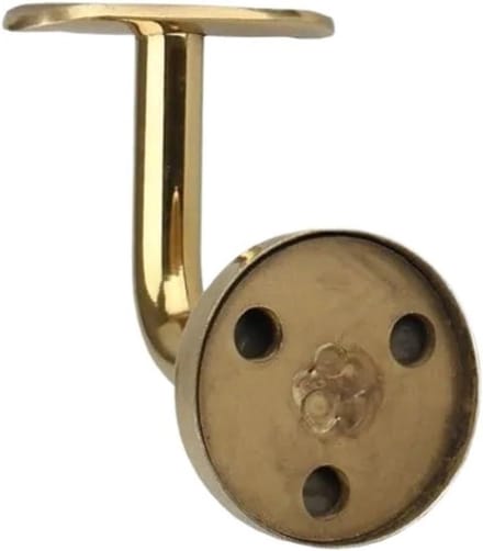 Leuninghouder - Leuningsteun - Trappen Beveiligen - Solide Constructie - 60 x 60 mm - Goud