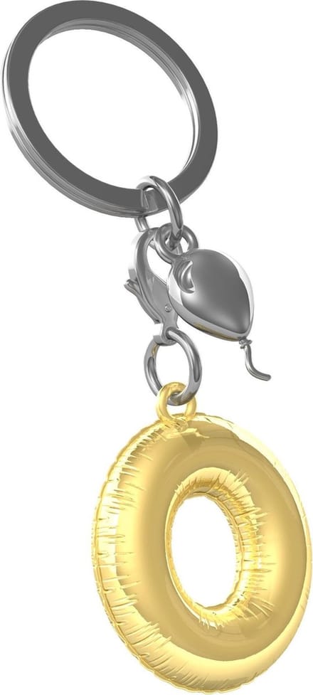 Metalmorphose Initialen Alfabet Sleutelhanger Letter O