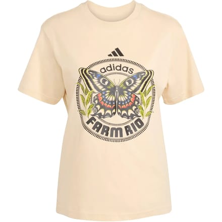 Adidas Farm Gfx Tee Sand Strata Größe: S | Hemden Outlet | Damen | Braun