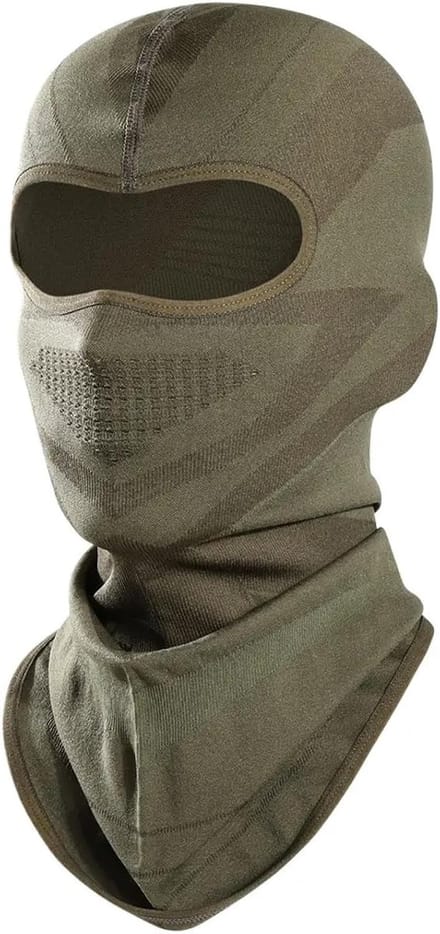 Dames Sjaal - Hoofdband Masker - Outdoor Activiteiten - Winddicht Ademend - One Size - Legergroen