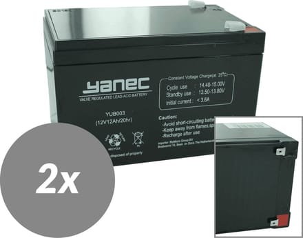 Yanec UPS Batterij Vervangingsset RBC6 (Excl. Kabels)