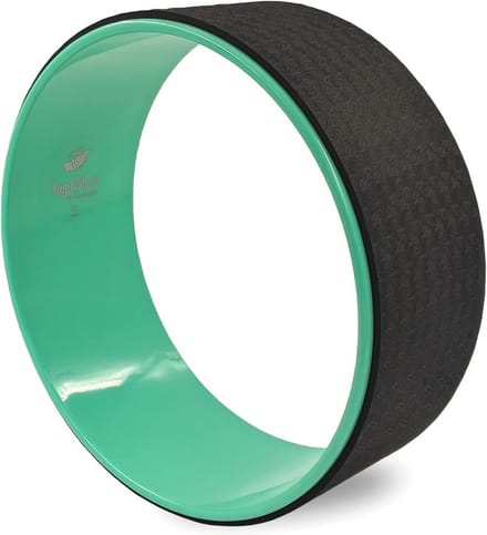 Yoga Wheel Turquoise 39 cm - Hulpmiddel voor Flexibiliteit en Balans