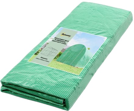 Kasfolie Vervanging - 4 x 2 m - Waterdicht & UV-beschermend - Groen