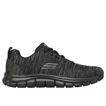 Skechers Track - Front Runner, Mannen, Zwart, Trainingschoenen, maat: 42