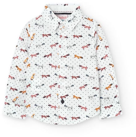 Boboli Poplin Overhemd Met Lange Mouwen Veelkleurig 6 Years Jongen