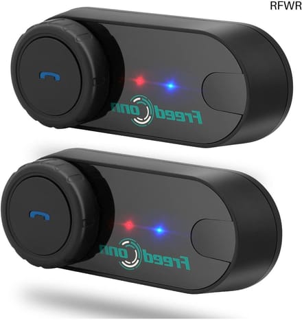 RFWR® Motorfiets Bluetooth Headset met Intercom en Muziek Delen - 800m Bereik en Lange Batterijduur