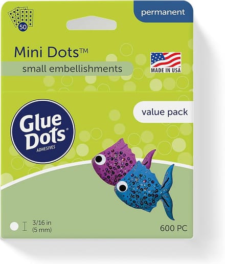 Dubbelzijdige Plakpunten Mini Dots Voordeelverpakking Permanent 600 Stuks