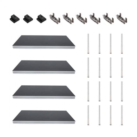 G4M Pro Stage Podiumplatform, 2 m x 4 m, 60 cm