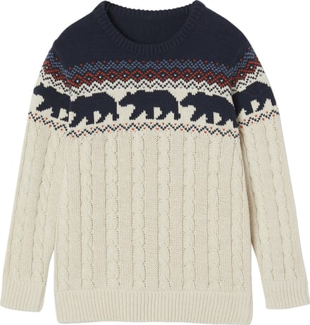 Vertbaudet Jacquard jongenstrui van kabeltricot