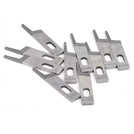 10 stuks Bovenmes Staal Vervangingskits Industriële Naaimachine Accessoires 201121A gray