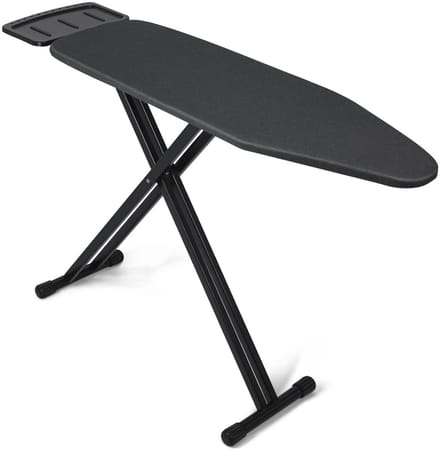 Dailygoods - Compacte Strijkplank met Stoomstrijkijzerhouder - Inklapbaar en Hoogte Verstelbaar