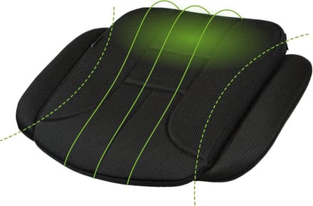 Ergonomisch autostoel zitkussen met 7% helling voor lage rugpijn
