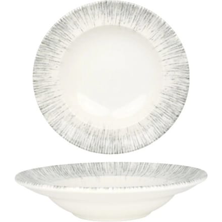 Bonna Pastabord - Iris - Porselein - 24 cm (400cc) - set van 2