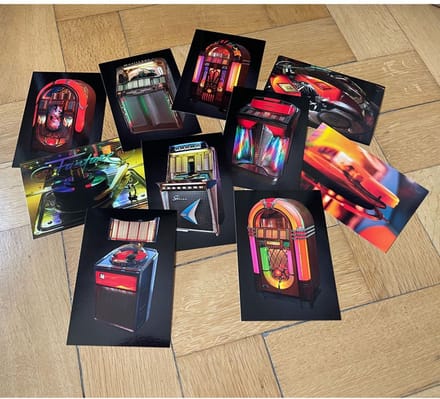 Jukebox Postkaarten Set Van 10