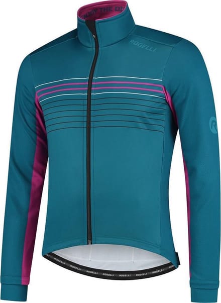Rogelli Kalon Fietsjack Winter - Heren - Blauw, Magenta - Maat M