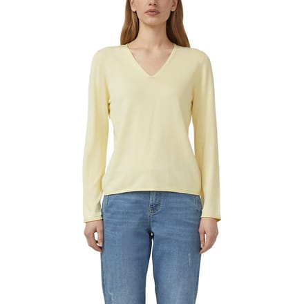 s.Oliver  Pullover Yellow Taglia: 44 | Maglie a manica lunga Outlet | Donna | Giallo