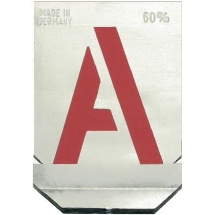 Alarm Werkzeuge 56036886 Lettersjablonen